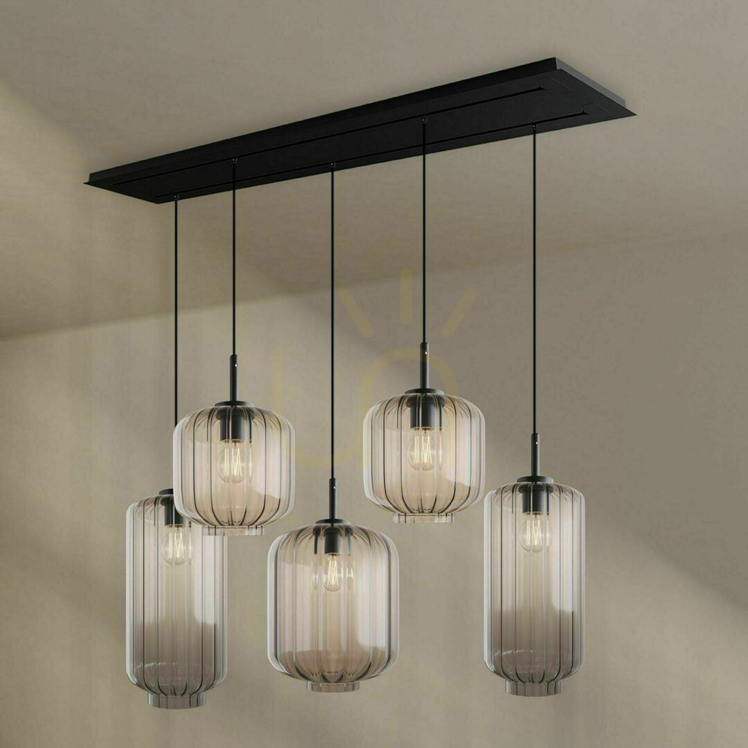 Sprawdź Żyrandol s.luce Velo 5-ramienny biały szklany nowoczesny Ø 18/20/25 cm Żyrandol s.luce Velo 5-ramienny biały szklany nowoczesny Ø 18/20/25 cm