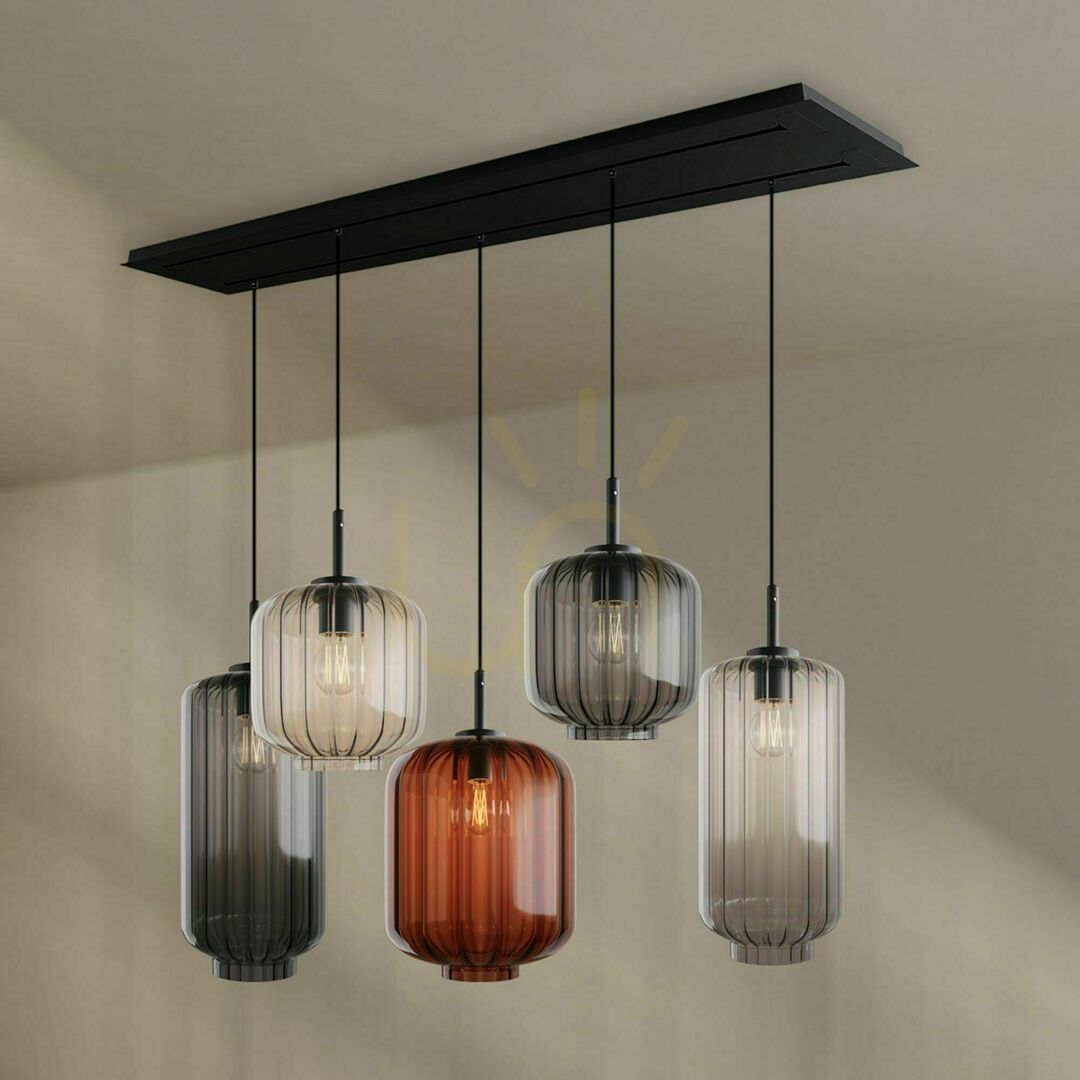 Zobacz Żyrandol s.luce Velo 5-ramienny biały szklany nowoczesny Ø 18/20/25 cm Żyrandol s.luce Velo 5-ramienny biały szklany nowoczesny Ø 18/20/25 cm