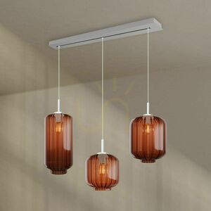 Żyrandol s.luce Velo czarny 3-punktowy szklany minimalistyczny 18/20/25 cm small 5