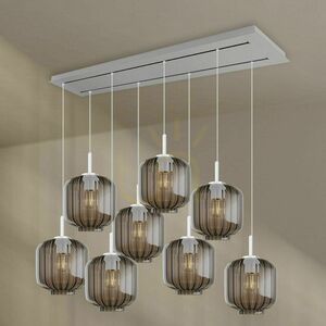 Żyrandol s.luce Velo 8-punktowy biały szklany minimalistyczny Ø20 cm 7 Żyrandol s.luce Velo 8-punktowy biały szklany minimalistyczny Ø20 cm small 7