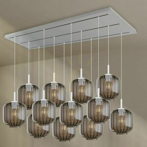 Żyrandol s.luce Velo biały szklany 12-ramienny Ø20 cm small 7