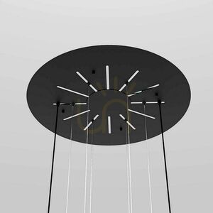 Żyrandol s.luce Santa Air LED czarny 5-punktowy do jadalni 60 cm 9 Żyrandol s.luce Santa Air LED czarny 5-punktowy do jadalni 60 cm small 9
