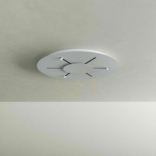 Sprawdź Żyrandol s.luce Santa Air LED 5-punktowy biały minimalistyczny do jadalni