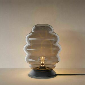 Lampa stołowa s.luce Echos szklana transparentna E27 z włącznikiem 14 Lampa stołowa s.luce Echos szklana transparentna E27 z włącznikiem small 14