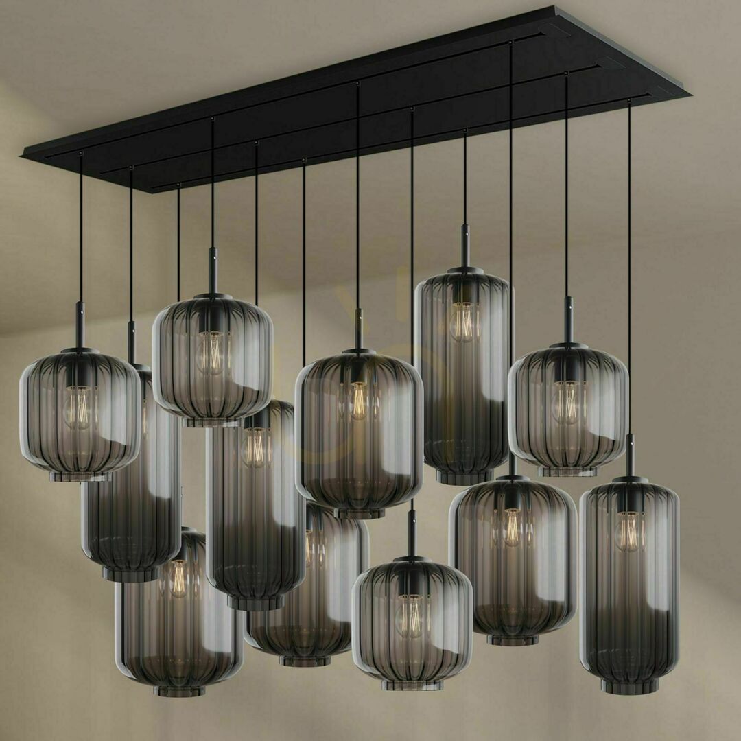 Obejrzyj Żyrandol s.luce Velo 12-ramienny transparentne szkło nowoczesny Ø 18/20/25 cm Żyrandol s.luce Velo 12-ramienny transparentne szkło nowoczesny Ø 18/20/25 cm