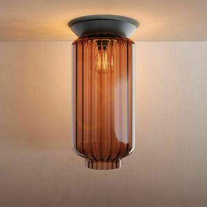 Plafon s.luce Velo brązowy szklany E27 25 cm nowoczesny 3 Plafon s.luce Velo brązowy szklany E27 25 cm nowoczesny small 3
