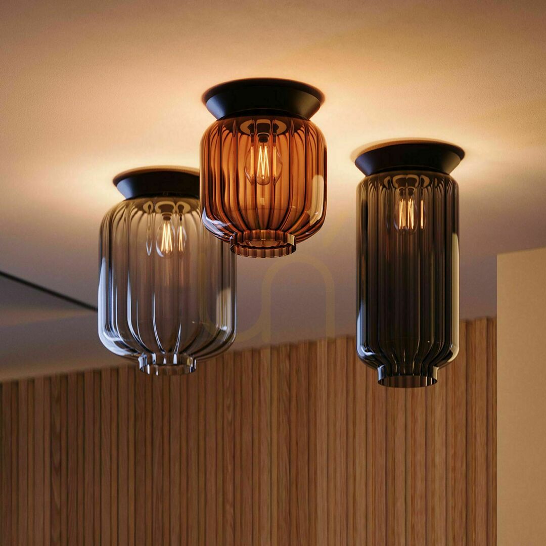Sprawdź Plafon s.luce Velo brązowy szklany E27 25 cm nowoczesny Plafon s.luce Velo brązowy szklany E27 25 cm nowoczesny