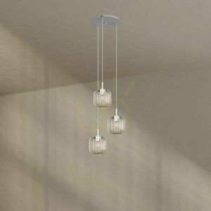 Żyrandol s.luce Velo 3-punktowy biały szklany nowoczesny Ø40 cm 7 Żyrandol s.luce Velo 3-punktowy biały szklany nowoczesny Ø40 cm small 7