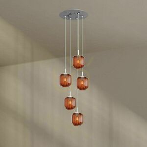 Żyrandol s.luce Velo 5 Biały Szkło Metal 20 cm Modernistyczny 8 Żyrandol s.luce Velo 5 Biały Szkło Metal 20 cm Modernistyczny small 8
