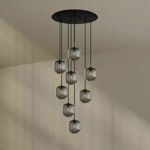 Żyrandol s.luce Velo 8-ramienny szklany transparentny Ø 80 cm 3 Żyrandol s.luce Velo 8-ramienny szklany transparentny Ø 80 cm small 3