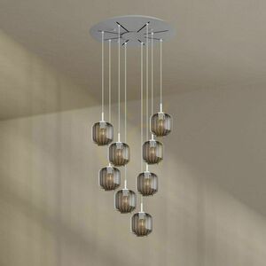Żyrandol s.luce Velo 8-ramienny szklany transparentny Ø 80 cm 8 Żyrandol s.luce Velo 8-ramienny szklany transparentny Ø 80 cm small 8