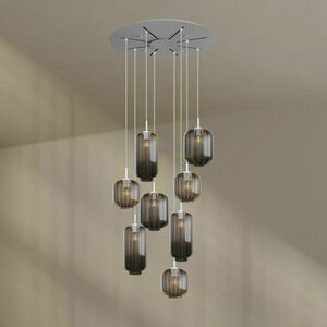 Żyrandol s.luce Velo 8-ramienny szklany transparentny 25 cm 6 Żyrandol s.luce Velo 8-ramienny szklany transparentny 25 cm small 6
