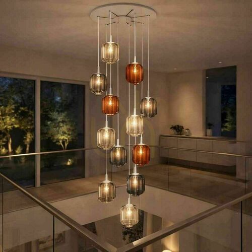 Sprawdź Żyrandol s.luce Velo 12-ramienny biały szkło metal Ø 25 cm
