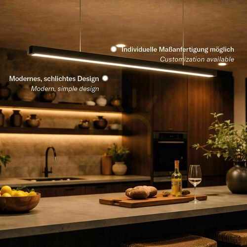Sprawdź Lampa wisząca s.luce Oris LED liniowa srebrna 160 cm 4000K
