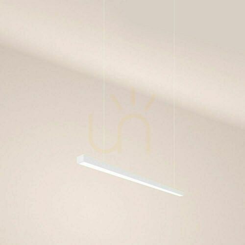 Sprawdź Lampa wisząca LED s.luce Oris XL biała 120 cm 4000K do biura