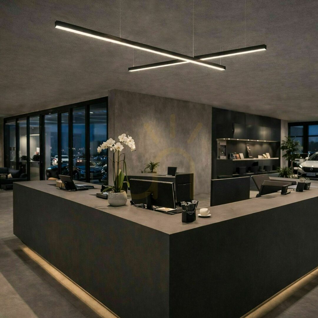 Wyświetl Lampa wisząca LED s.luce Oris srebrna 2700K 80W 200 cm Lampa wisząca LED s.luce Oris srebrna 2700K 80W 200 cm