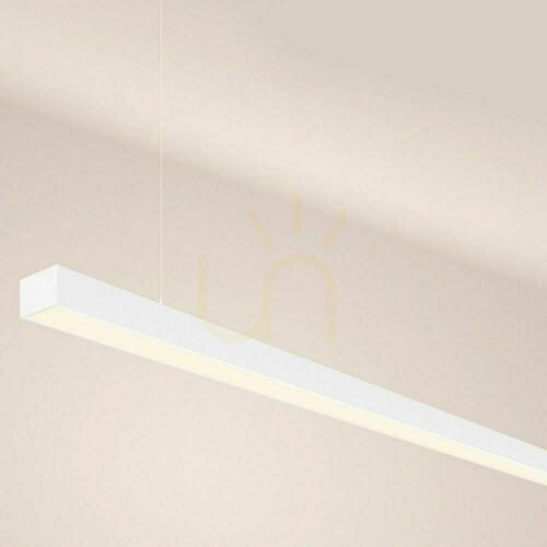 Sprawdź Lampa wisząca liniowa LED s.luce Oris 160 cm biała 2700K 64W ściemnialna z pilotem