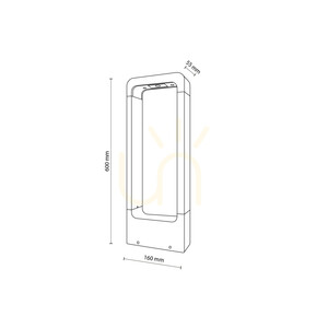 Arius M Gray Ogrodowa Ip54 small 7