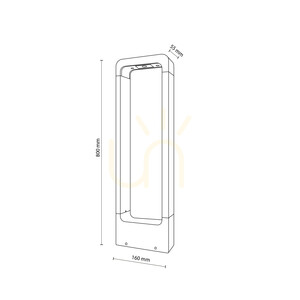 Arius L Gray Lampa Ogrodowa Ip54 small 6