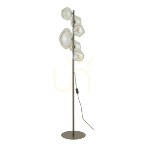 Lampa podłogowa TK-Lighting NEBIA 16237, brązowa, 6×G9 small 6