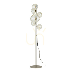 Lampa podłogowa TK-Lighting NEBIA 16237, brązowa, 6×G9 small 7