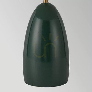 Średnia lampa stołowa LED Poppy - Ciemnozielony Elstead small 2