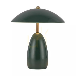 Bezprzewodowa lampa stołowa LED Poppy - Ciemnozielony Elstead small 2