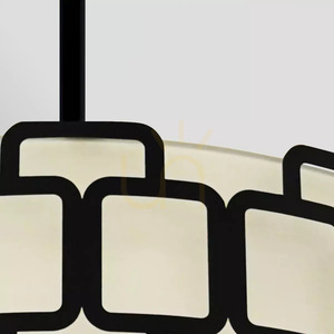 Lampa wisząca Sabina - 4 źródła światła - Czarny Elstead small 3