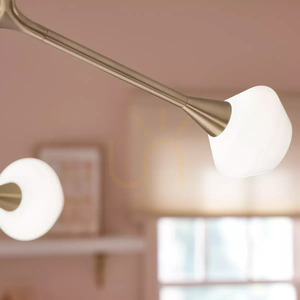 Lampa wyspowa Cassius - 4 źródła światła - Szampański brąz Elstead small 6