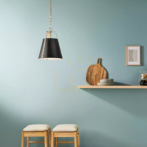 Duża lampa wisząca Etcher - 2 źródła światła - Czarny, mosiądz Elstead 4 Duża lampa wisząca Etcher - 2 źródła światła - Czarny, mosiądz Elstead small 4