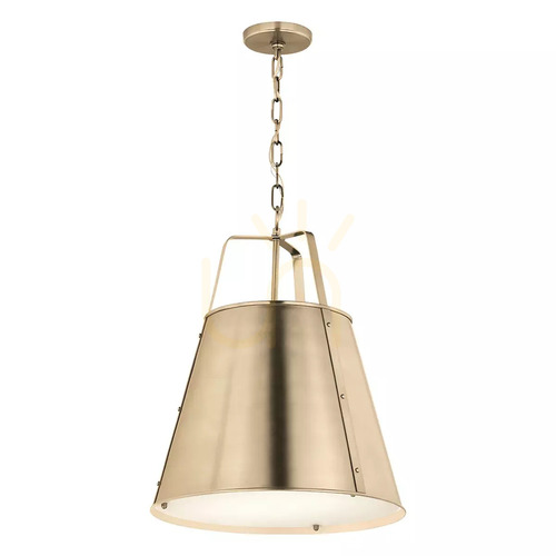 Sprawdź Duża lampa wisząca Etcher - 2 źródła światła - Szampański brąz Elstead