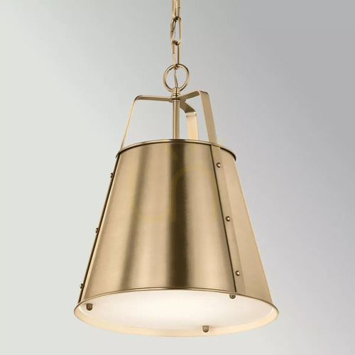 Sprawdź Średnia lampa wisząca Etcher - 1 źródło światła - Szampański brąz Elstead