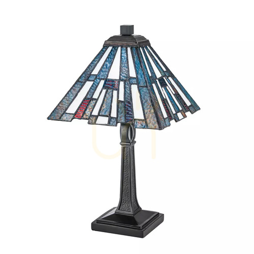 Sprawdź Mała lampa stołowa Inglenook - 1 źródło światła - Ciemnobrązowy Elstead
