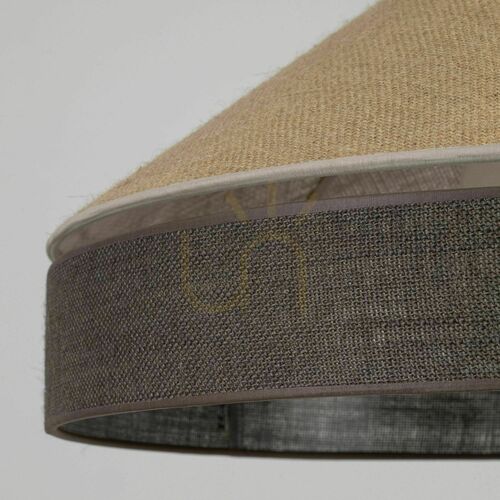 Sprawdź Lampa wisząca TK-Lighting ELISS JUTA BROWN 10895, brązowa juta, 50 cm, 1×E27