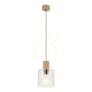 Sierra Wood Lampa Wisząca 1 Xe27 small 8