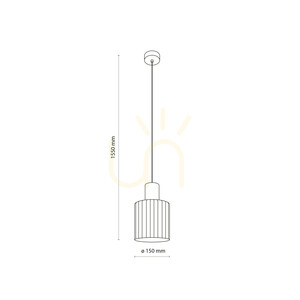 Sierra Wood Lampa Wisząca 1 Xe27 small 9