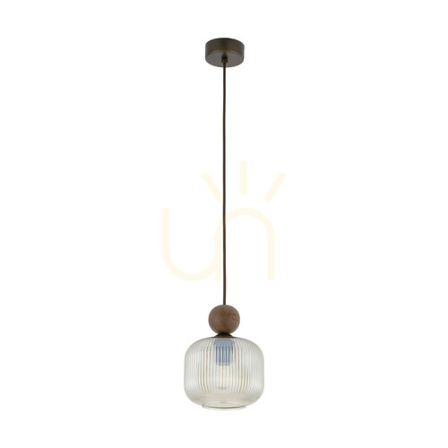 Sprawdź Ballo Orzech Lampa Wisząca 1 Xe14