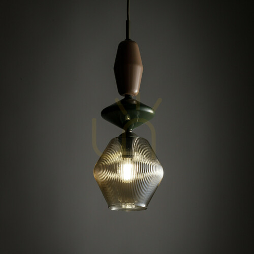 Sprawdź Lampa wisząca ZEN New Brown Fuso Cognac 1xE14