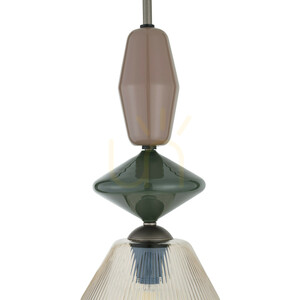 Lampa wisząca ZEN New Brown Fuso Cognac 1xE14 small 2