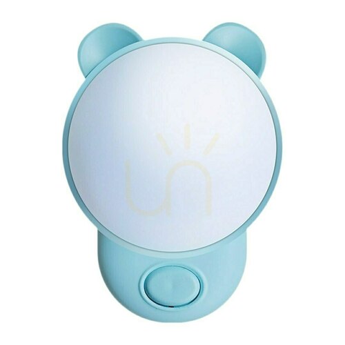 Sprawdź Niebieska Lampka Nocna Bear Wtykowa 1,2 W 2 Cct Niebieski