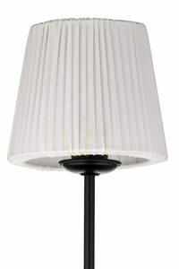 Lampa podłogowa Jupiter MILO 2178 czarna z białym abażurem E27 small 5