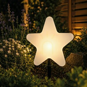 Biała Gwiazda Ogrodowa Star 30cm 1x E27 Ip44 Biały IP44 small 0