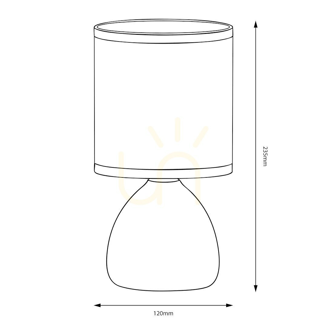 Sprawdź Lampka Nocna Sabrina 1x E14 Taupe Lampka Nocna Sabrina 1x E14 Taupe