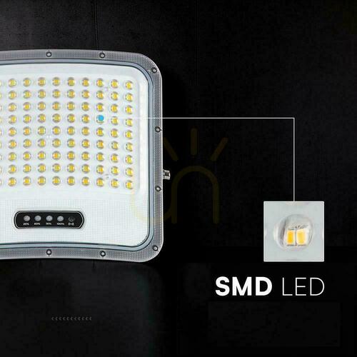Sprawdź Naświetlacz LED solarny V-TAC 20W pilot auto timer IP65 czarny CCT VT-205W 3000K-4500K-6500K 2000lm
