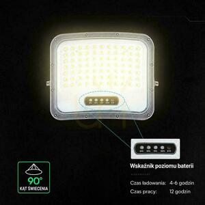 Naświetlacz LED solarny V-TAC 25W pilot auto timer IP65 czarny CCT VT-305W 3000K-4500K-6500K 2000lm 2 Naświetlacz LED solarny V-TAC 25W pilot auto timer IP65 czarny CCT VT-305W 3000K-4500K-6500K 2000lm small 2