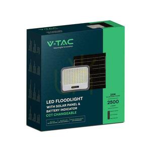Naświetlacz LED solarny V-TAC 25W pilot auto timer IP65 czarny CCT VT-305W 3000K-4500K-6500K 2000lm 5 Naświetlacz LED solarny V-TAC 25W pilot auto timer IP65 czarny CCT VT-305W 3000K-4500K-6500K 2000lm small 5
