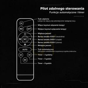 Naświetlacz LED solarny V-TAC 25W pilot auto timer IP65 czarny CCT VT-305W 3000K-4500K-6500K 2000lm 8 Naświetlacz LED solarny V-TAC 25W pilot auto timer IP65 czarny CCT VT-305W 3000K-4500K-6500K 2000lm small 8