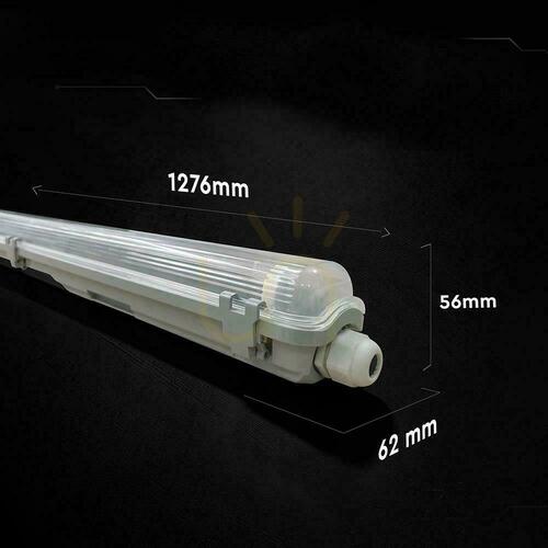 Sprawdź Oprawa hermetyczna korpus V-TAC LED do świetlówek 1x150cm IP65 PC+ABS VT-121001