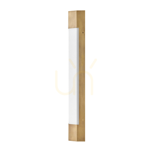 Duży kinkiet LED Facet 61 cm - Klasyczny mosiądz Quintiesse small 1