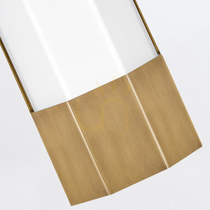 Duży kinkiet LED Facet 61 cm - Klasyczny mosiądz Quintiesse small 5